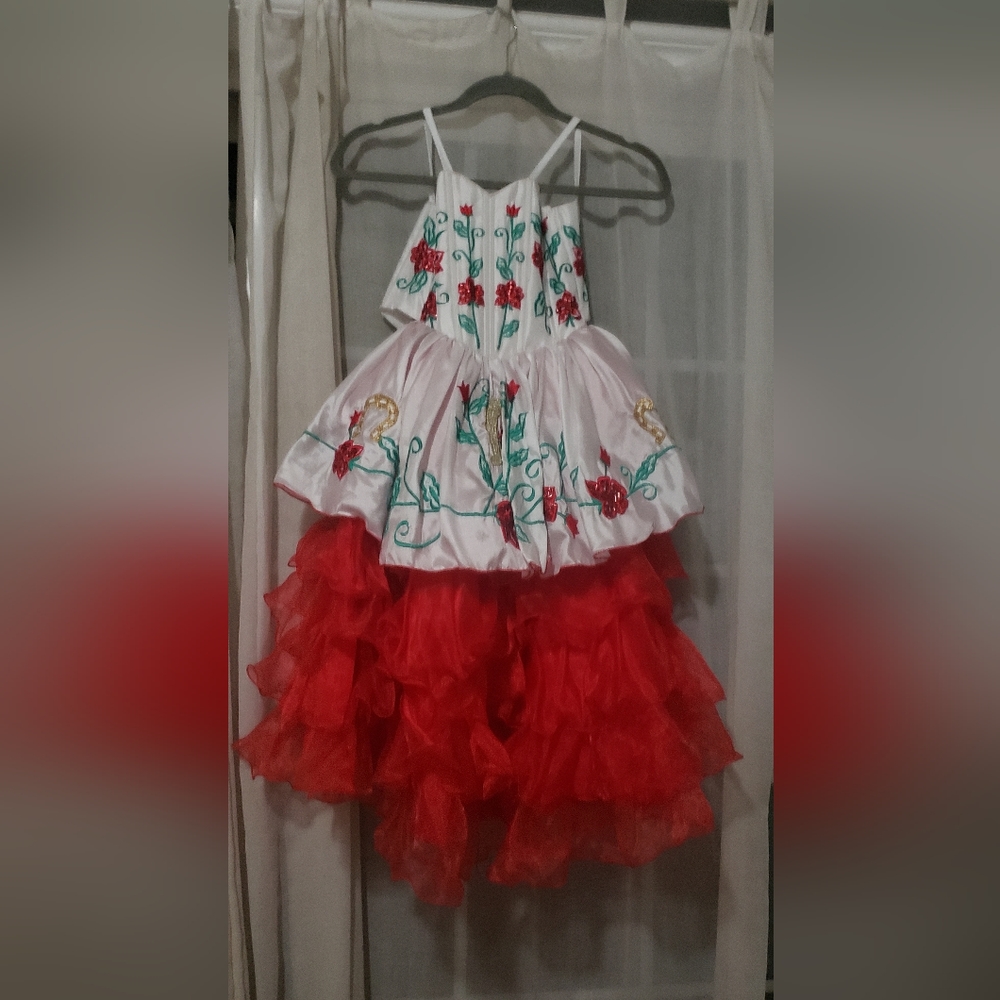 Dress girls size 4 ruffle